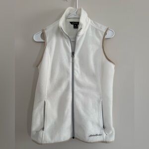 Eddie Bauer Women's Cream Fleece Vest